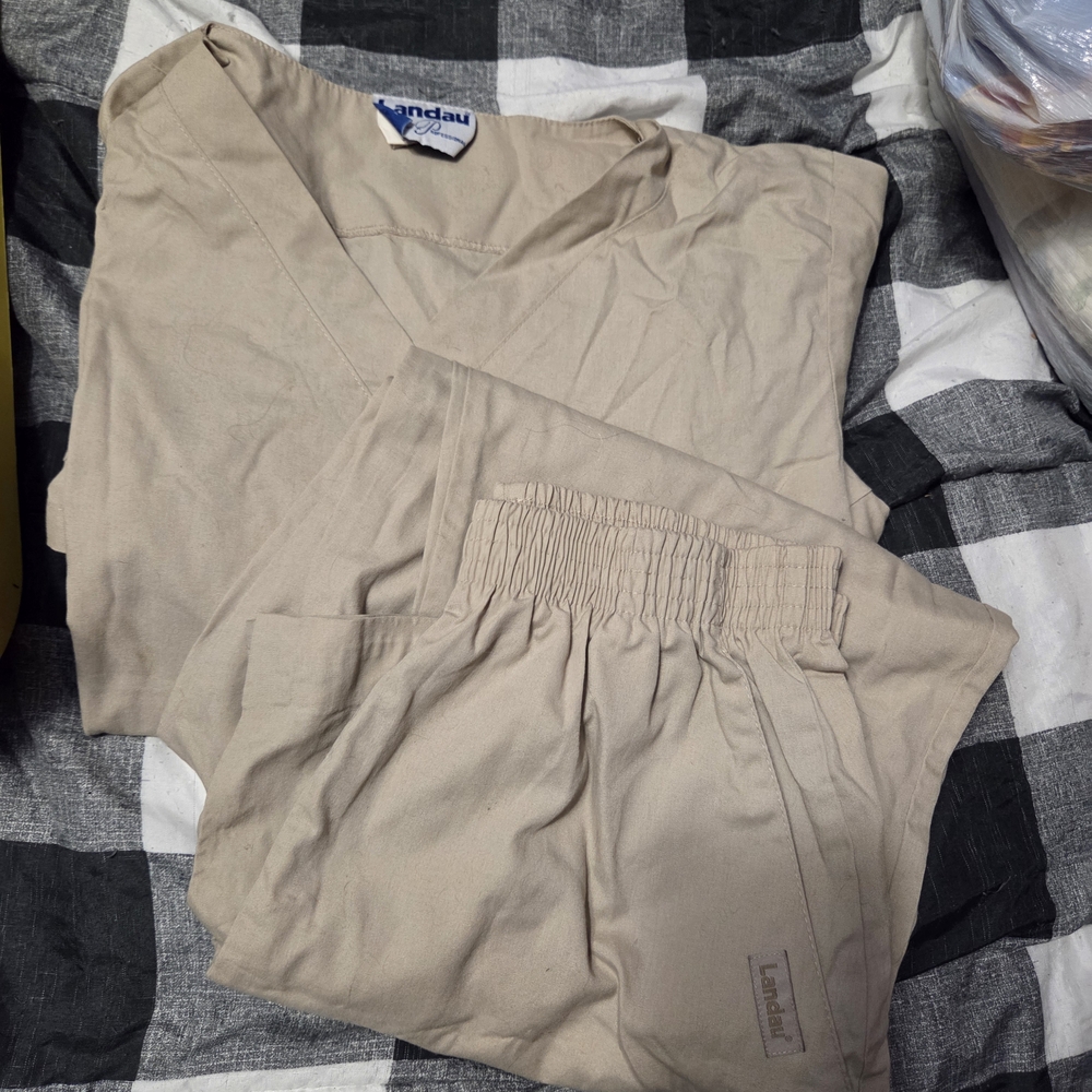 Landau Khaki Scrub Ensemble